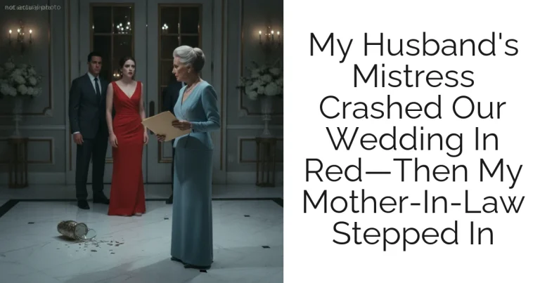 My Husband's Mistress Crashed Our Wedding In Red—Then My Mother-In-Law Stepped In