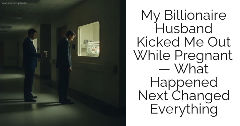 My Billionaire Husband Kicked Me Out While Pregnant — What Happened Next Changed Everything