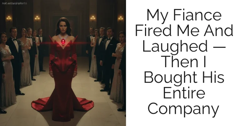 My Fiance Fired Me And Laughed — Then I Bought His Entire Company