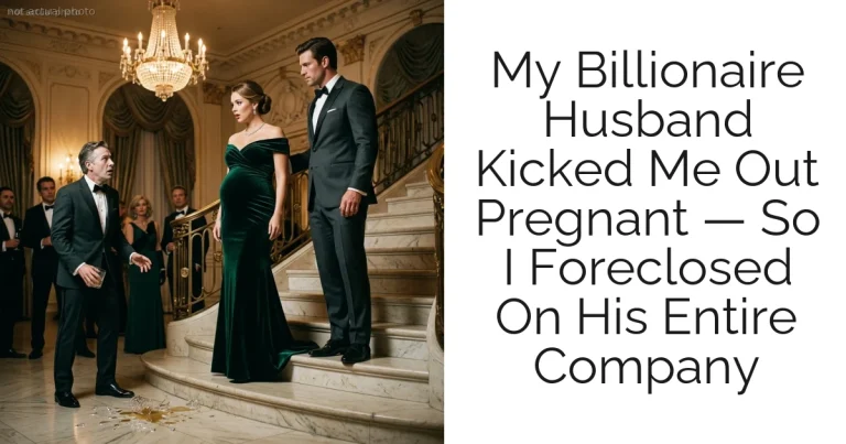 My Billionaire Husband Kicked Me Out Pregnant — So I Foreclosed On His Entire Company