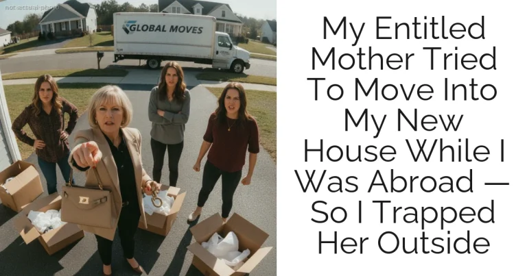 My Entitled Mother Tried To Move Into My New House While I Was Abroad — So I Trapped Her Outside
