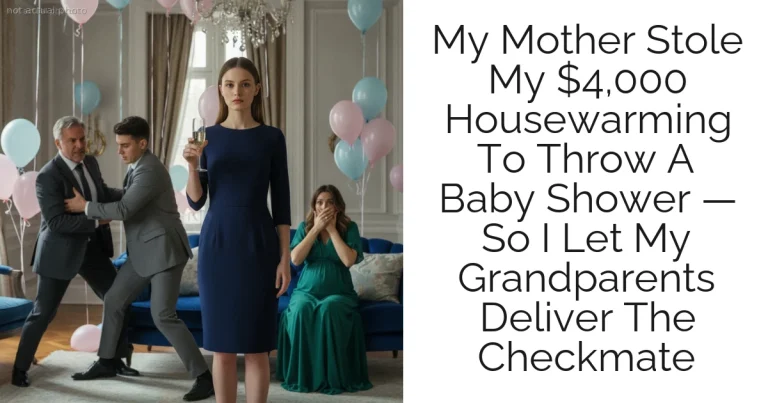 My Mother Stole My $4,000 Housewarming To Throw A Baby Shower — So I Let My Grandparents Deliver The Checkmate