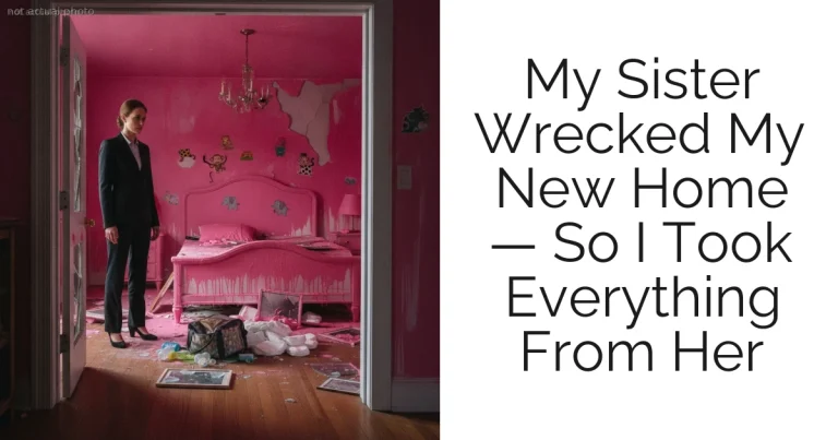 My Sister Wrecked My New Home — So I Took Everything From Her