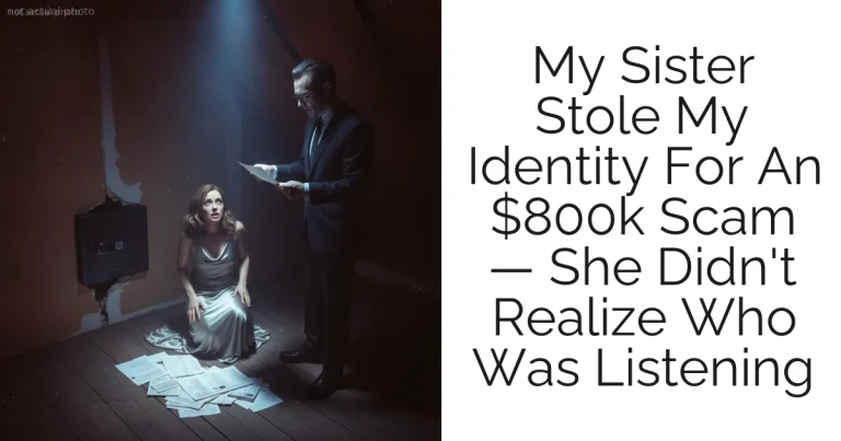My Sister Stole My Identity For An $800k Scam — She Didn't Realize Who Was Listening