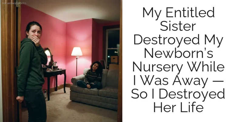 My Entitled Sister Destroyed My Newborn’s Nursery While I Was Away — So I Destroyed Her Life