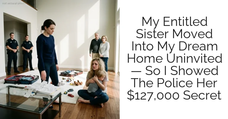 My Entitled Sister Moved Into My Dream Home Uninvited — So I Showed The Police Her $127,000 Secret