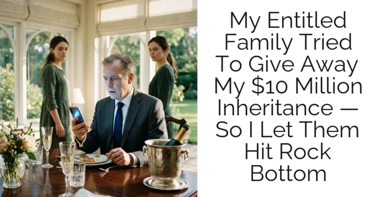 My Entitled Family Tried To Give Away My $10 Million Inheritance — So I Let Them Hit Rock Bottom