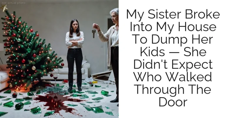 My Sister Broke Into My House To Dump Her Kids — She Didn't Expect Who Walked Through The Door