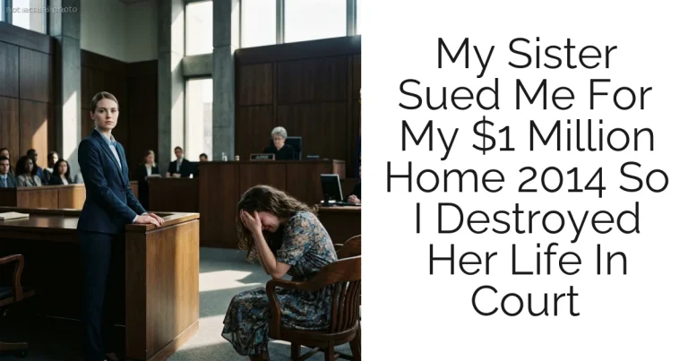 My Sister Sued Me For My $1 Million Home 2014 So I Destroyed Her Life In Court