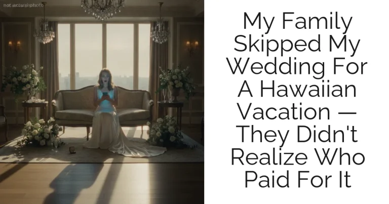 My Family Skipped My Wedding For A Hawaiian Vacation — They Didn't Realize Who Paid For It