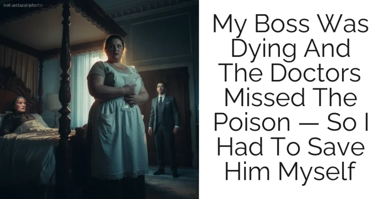 My Boss Was Dying And The Doctors Missed The Poison — So I Had To Save Him Myself