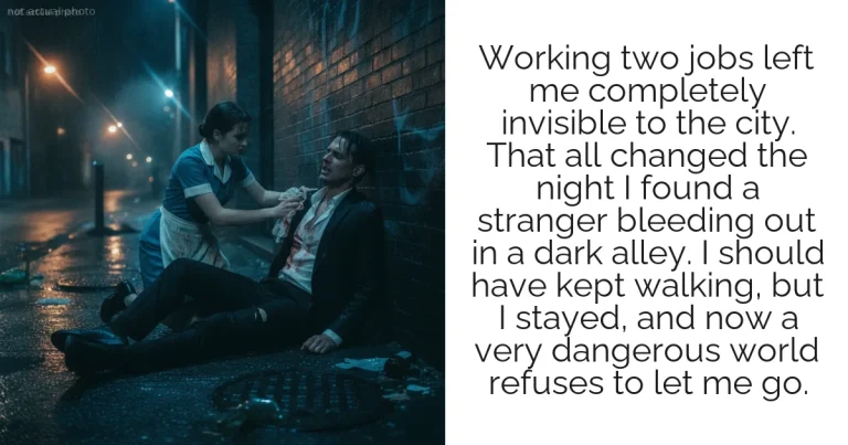 Working two jobs left me completely invisible to the city. That all changed the night I found a stranger bleeding out in a dark alley. I should have kept walking, but I stayed, and now a very dangerous world refuses to let me go.