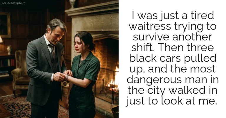 I was just a tired waitress trying to survive another shift. Then three black cars pulled up, and the most dangerous man in the city walked in just to look at me.