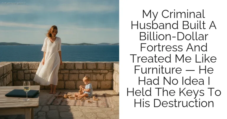 My Criminal Husband Built A Billion-Dollar Fortress And Treated Me Like Furniture — He Had No Idea I Held The Keys To His Destruction