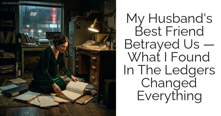 My Husband's Best Friend Betrayed Us — What I Found In The Ledgers Changed Everything