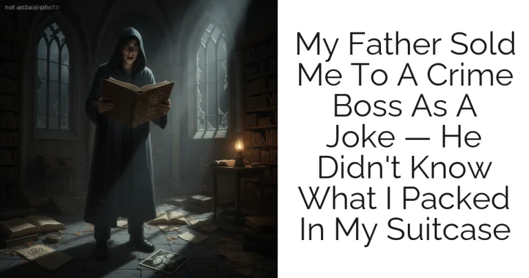 My Father Sold Me To A Crime Boss As A Joke — He Didn't Know What I Packed In My Suitcase