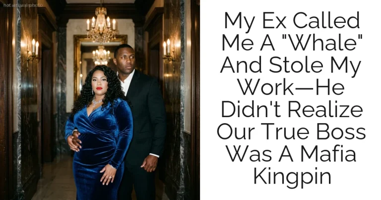 My Ex Called Me A "Whale" And Stole My Work—He Didn't Realize Our True Boss Was A Mafia Kingpin