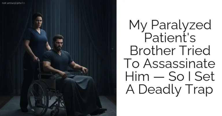 My Paralyzed Patient's Brother Tried To Assassinate Him — So I Set A Deadly Trap