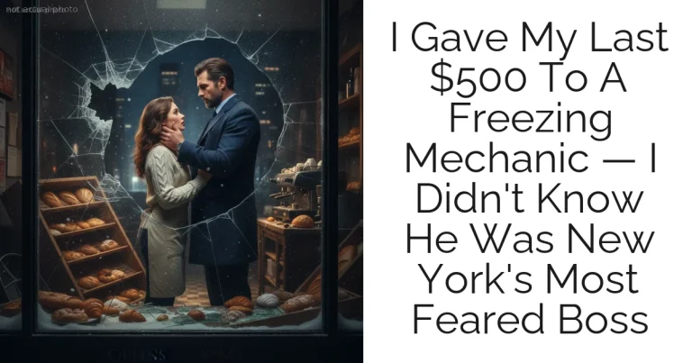I Gave My Last $500 To A Freezing Mechanic — I Didn't Know He Was New York's Most Feared Boss
