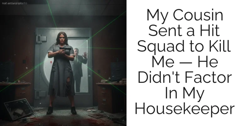 My Cousin Sent a Hit Squad to Kill Me — He Didn't Factor In My Housekeeper