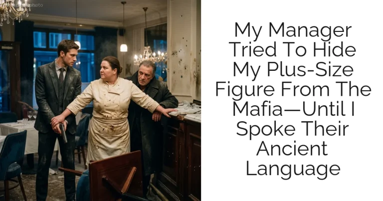 My Manager Tried To Hide My Plus-Size Figure From The Mafia—Until I Spoke Their Ancient Language