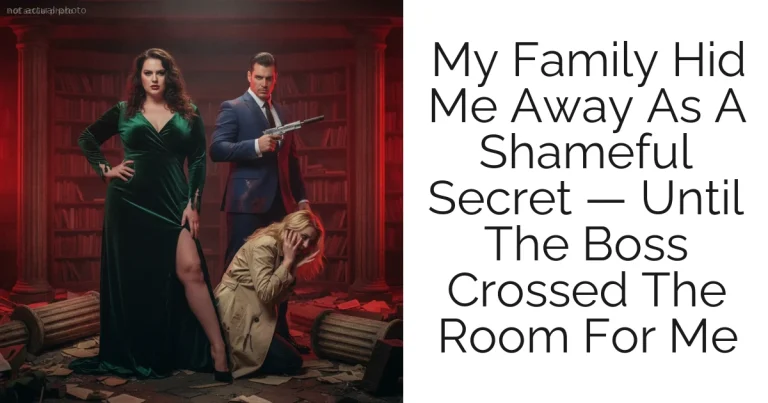 My Family Hid Me Away As A Shameful Secret — Until The Boss Crossed The Room For Me