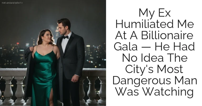 My Ex Humiliated Me At A Billionaire Gala — He Had No Idea The City's Most Dangerous Man Was Watching
