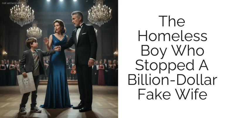 The Homeless Boy Who Stopped A Billion-Dollar Fake Wife