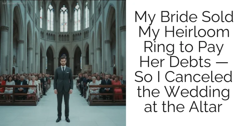 My Bride Sold My Heirloom Ring to Pay Her Debts — So I Canceled the Wedding at the Altar