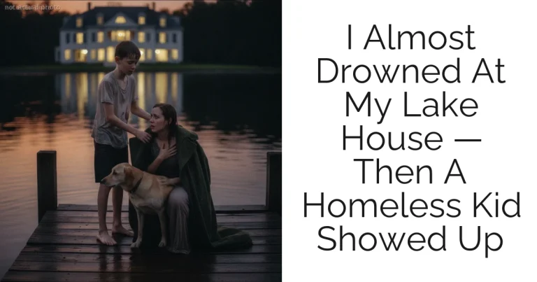 I Almost Drowned At My Lake House — Then A Homeless Kid Showed Up