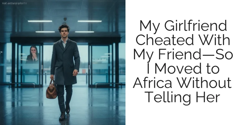 My Girlfriend Cheated With My Friend—So I Moved to Africa Without Telling Her