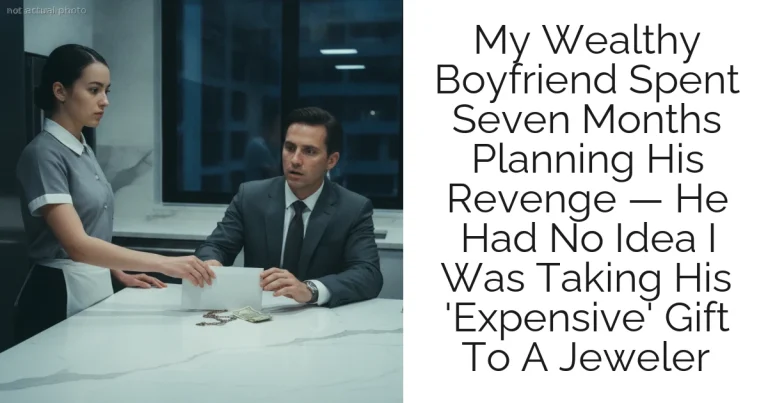 My Wealthy Boyfriend Spent Seven Months Planning His Revenge — He Had No Idea I Was Taking His 'Expensive' Gift To A Jeweler