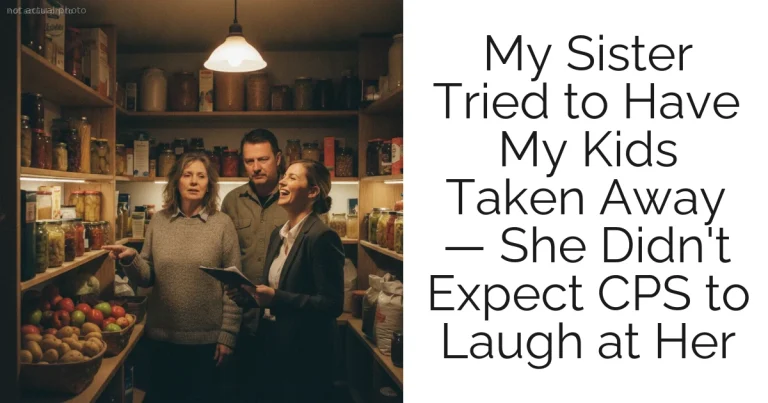 My Sister Tried to Have My Kids Taken Away — She Didn't Expect CPS to Laugh at Her