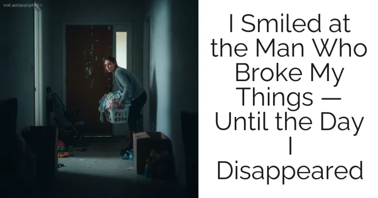 I Smiled at the Man Who Broke My Things — Until the Day I Disappeared