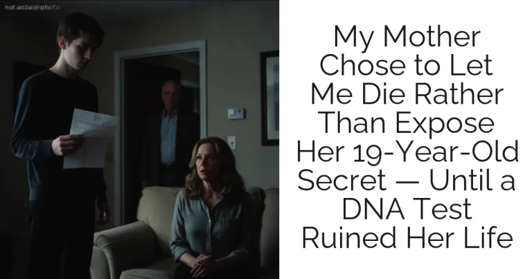 My Mother Chose to Let Me Die Rather Than Expose Her 19-Year-Old Secret — Until a DNA Test Ruined Her Life