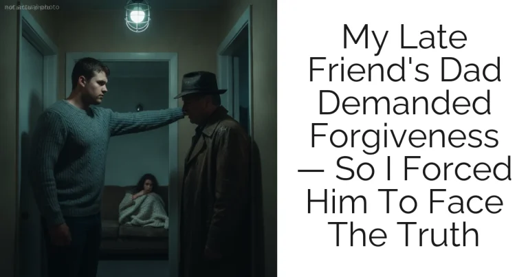 My Late Friend's Dad Demanded Forgiveness — So I Forced Him To Face The Truth