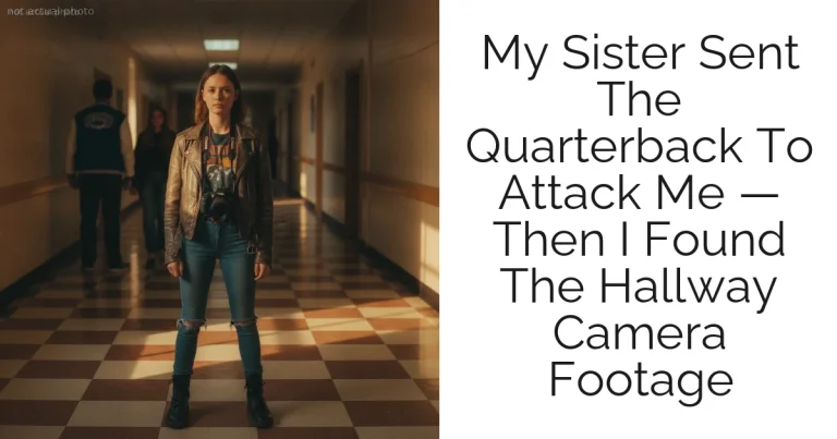 My Sister Sent The Quarterback To Attack Me — Then I Found The Hallway Camera Footage