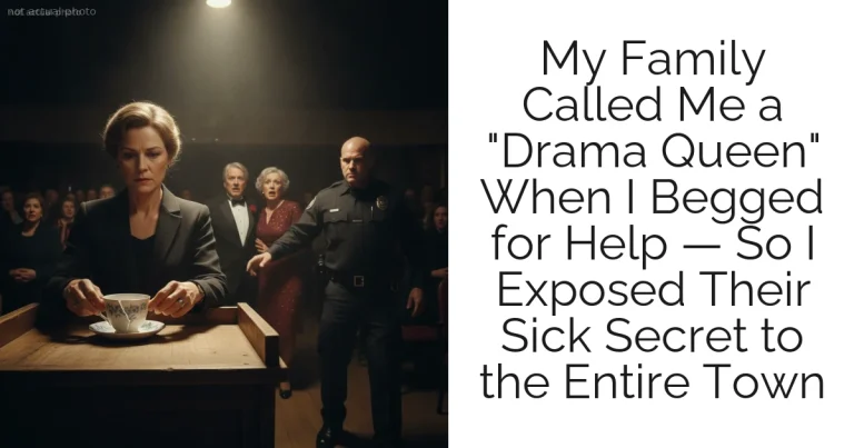 My Family Called Me a "Drama Queen" When I Begged for Help — So I Exposed Their Sick Secret to the Entire Town