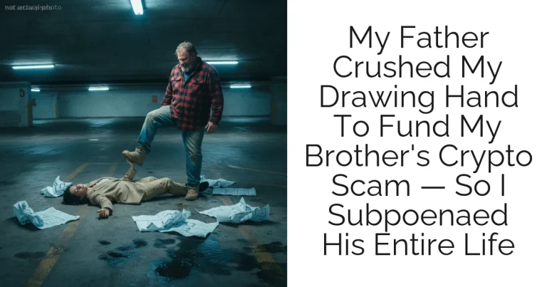 My Father Crushed My Drawing Hand To Fund My Brother's Crypto Scam — So I Subpoenaed His Entire Life
