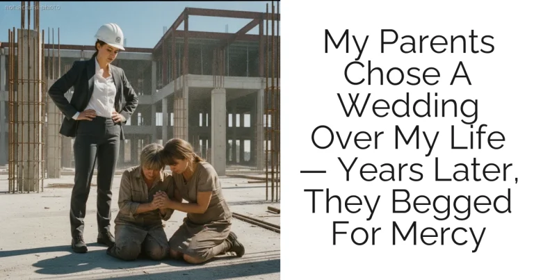 My Parents Chose A Wedding Over My Life — Years Later, They Begged For Mercy