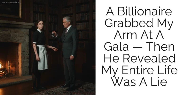 A Billionaire Grabbed My Arm At A Gala — Then He Revealed My Entire Life Was A Lie