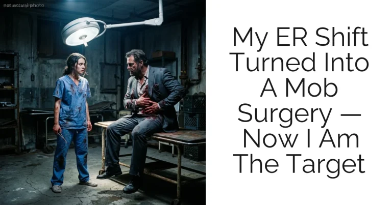 My ER Shift Turned Into A Mob Surgery — Now I Am The Target