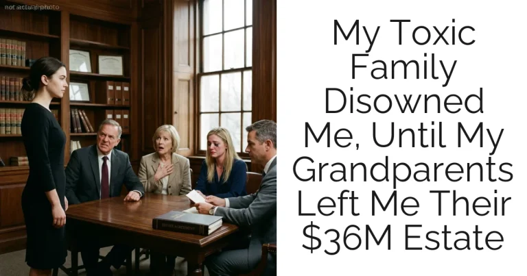 My Toxic Family Disowned Me, Until My Grandparents Left Me Their $36M Estate
