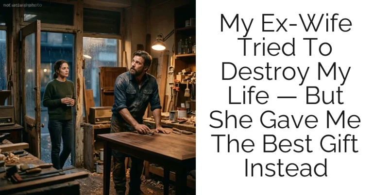 My Ex-Wife Tried To Destroy My Life — But She Gave Me The Best Gift Instead