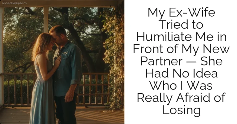 My Ex-Wife Tried to Humiliate Me in Front of My New Partner — She Had No Idea Who I Was Really Afraid of Losing