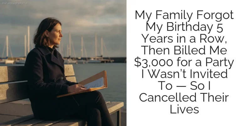 My Family Forgot My Birthday 5 Years in a Row, Then Billed Me $3,000 for a Party I Wasn’t Invited To — So I Cancelled Their Lives