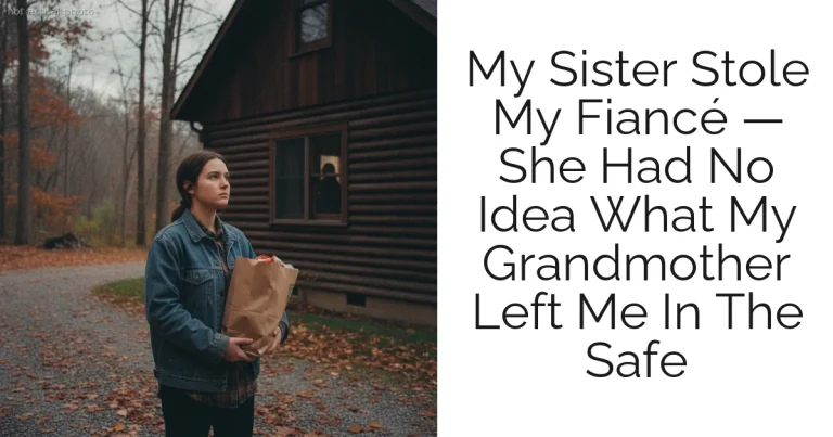 My Sister Stole My Fiancé — She Had No Idea What My Grandmother Left Me In The Safe