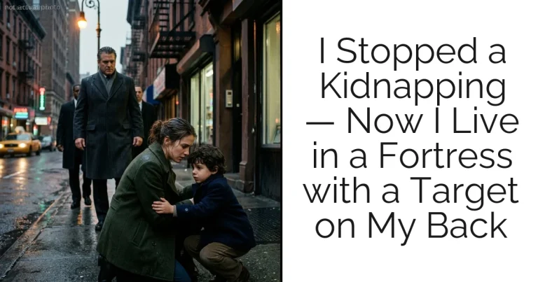 I Stopped a Kidnapping — Now I Live in a Fortress with a Target on My Back