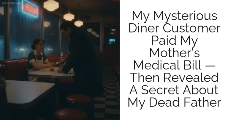 My Mysterious Diner Customer Paid My Mother's Medical Bill — Then Revealed A Secret About My Dead Father