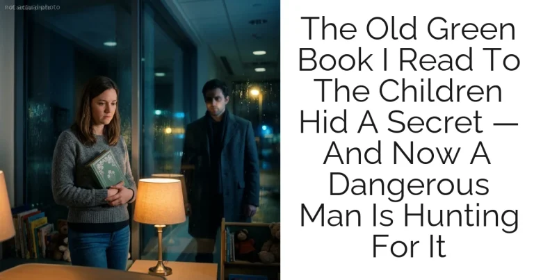 The Old Green Book I Read To The Children Hid A Secret — And Now A Dangerous Man Is Hunting For It